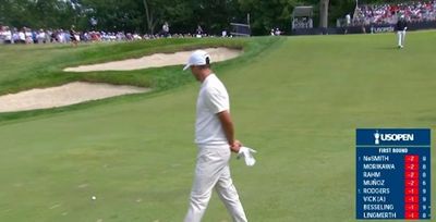 Adam Scott hit the ‘longest’ 3-yard shot at the U.S. Open after catching a brutal break