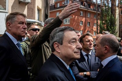 Italy wants to see Ukraine as part of EU, Draghi says in Kyiv