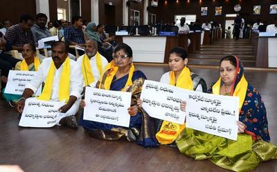 TDP corporators oppose move to hand over municipal schools in Kurnool to A.P. govt.