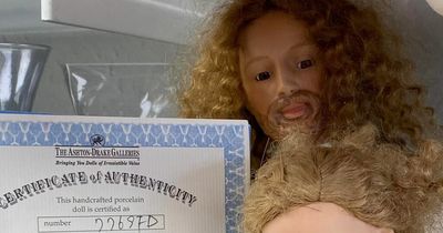 Terrified West Lothian locals spot 'cursed' doll in local charity shop