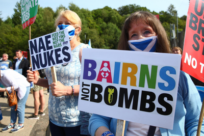 Scottish Greens say independent Scotland should sign anti-nuclear weapon treaty