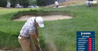 Rory McIlroy in violent bunker outburst before soaring to US Open lead