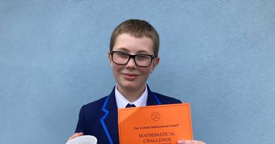 Lanarkshire whizz kid wins gold medal in national maths challenge