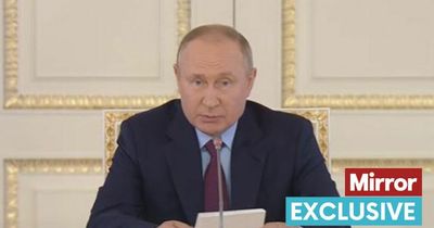 Vladimir Putin's 'cocky' and 'controlling' display in strange public appearance