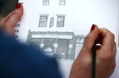 Drawing a beer: the artist sketching every London pub