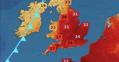UK weather forecast: Blistering sunshine with 35C highs today before thunderstorms hit