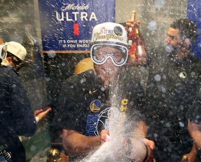 NBA Finals: Locker room celebrations through the years