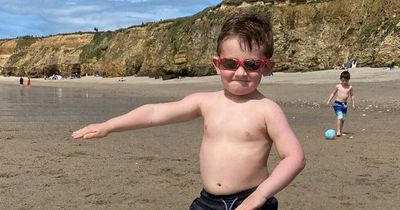 Boy, 4, left screaming in agony when his foot 'melted like wax' after stepping on sand