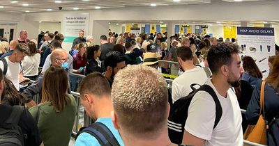 'Another day another shambles'... Reports of more long queues at Manchester Airport this morning