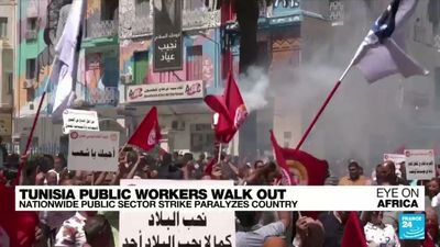 Tunisia at standstill as general strike paralyses country
