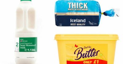 Iceland is offering milk, bread and butter for just 1p each via a voucher code