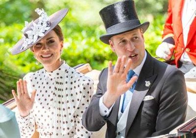 Royal Ascot: Duke and Duchess of Cambridge lead carriage procession