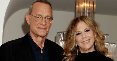 Tom Hanks' wife Rita shrugs off drama after actor swore at fans for 'knocking her over'