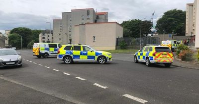 'Man with axe' in Scots housing estate sparks major police response