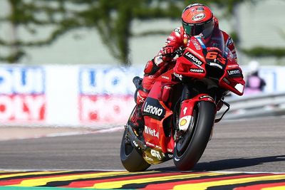 Germany MotoGP: Bagnaia heads Ducati 1-2-3 in FP2