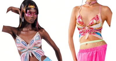 Nasty Gal’s £47 Area butterfly top dupe helps shoppers get festival ready