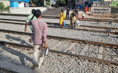 Denizens hit the streets as railway gate remains closed for two years
