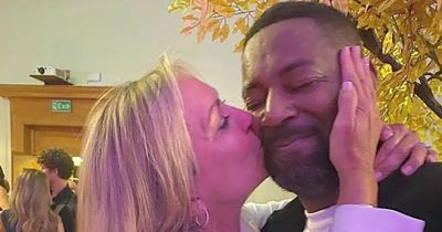 ITV Emmerdale's Charles star Kevin Mathurin poses with Bradley Walsh's wife as he reveals connection