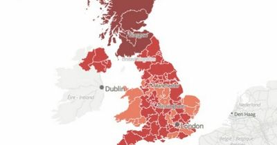 Worrying interactive map shows UK Covid red zones where cases are surging in NEW wave