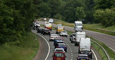More than a thousand protesters drive 30mph down the A1 in North East over soaring fuel costs