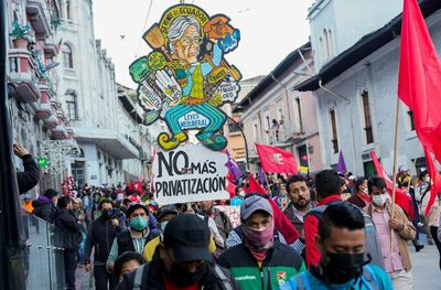 Ecuador should follow its own path, not IMF's, says protest leader