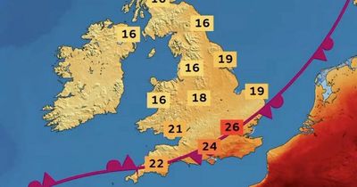 UK weather forecast: Rain and storms to hit country today in 15C temperature plunge