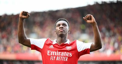 Eddie Nketiah handed fresh Arsenal shirt number as Mikel Arteta and Edu explain new deal