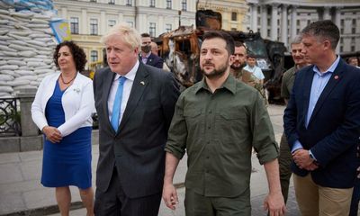 UK will not yield to ‘Ukraine fatigue’, says PM on return from Kyiv