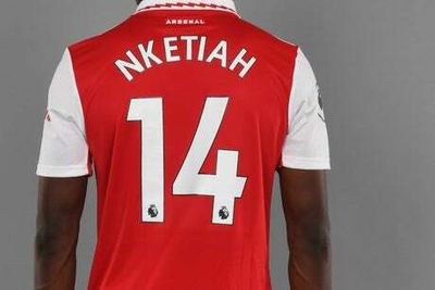 In pictures: Eddie Nketiah follows in ‘idol’ Thierry Henry’s Arsenal footsteps after being handed No14 shirt