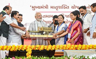 PM Modi launches development works in Gujarat, nutrition scheme for women