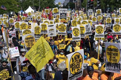 Poor People's Campaign rallies in Washington to mobilize low-income voters