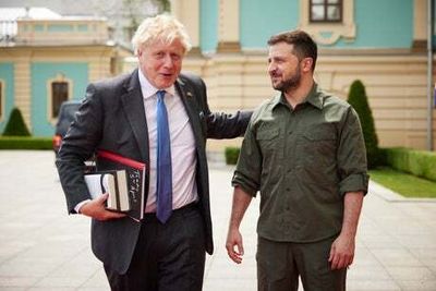 The world will never be safe if we turn our backs on Ukraine, says Boris Johnson
