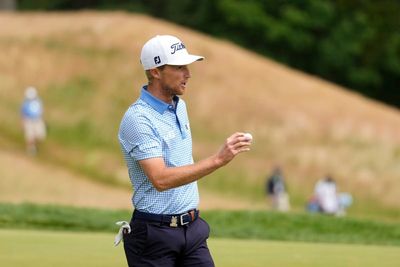 Will Zalatoris sets testing clubhouse target as winds play havoc at US Open