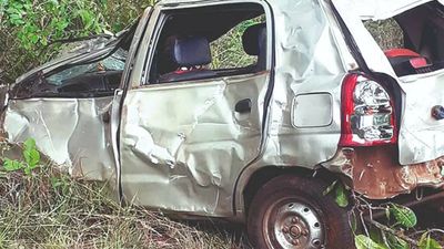Maharashtra: Elephant kicks & lobs parked car like football in Ajara; villagers put on alert