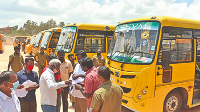 Tamil Nadu: Annual inspection of school buses begins
