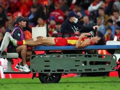Wil Powell leg injury sours Suns' AFL win