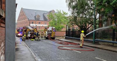 'Tragedy' as treasured building in Nottingham goes up in flames prompting huge emergency service response