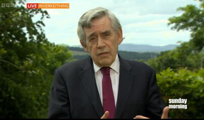 Gordon Brown says government lurching from ‘crisis to crisis’ and predicts corporation tax hike scrap