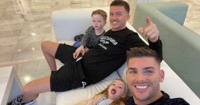 'Every day is a Father's Day with our twins' says Hollyoaks star Kieron Richardson