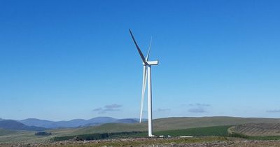 First turbine measuring height of 34 double-decker buses installed at Ayrshire wind farm