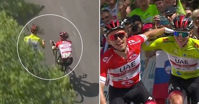 Cyclists play rock, paper, scissors to decide winner of Tour of Slovenia stage