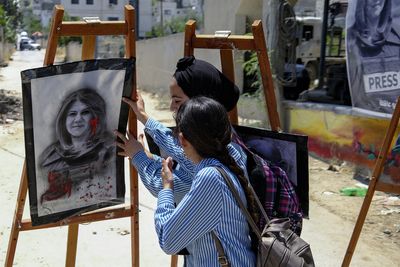 Memorial marks 40 days since killing of Al Jazeera’s Abu Akleh