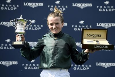 Hollie Doyle becomes first female jockey to win French classic