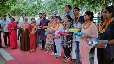 Once a domestic help, rag picker, six slum girls excel in UP Board high school exams