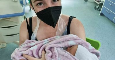 'Traumatised' mum stuck on Greek island for weeks after premature birth of baby girl