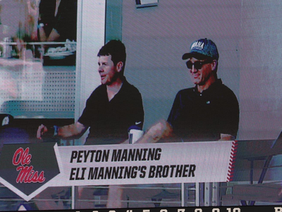 Ole Miss video board lists funny title for Peyton Manning