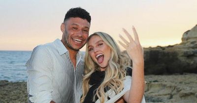 Alex Oxlade-Chamberlain shares five word message after Perrie Edwards proposal