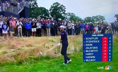 NBC’s terrible coverage of the U.S. Open hit an embarrassing low early in Sunday’s final round