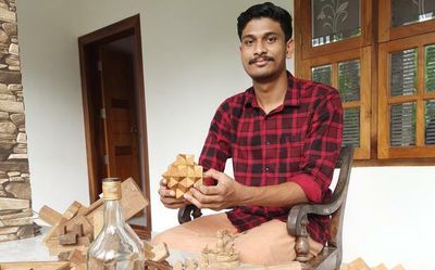 On a mission to popularise Kerala’s wooden puzzle toy Edakoodam