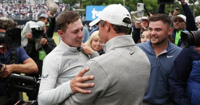 Rory McIlroy shares special moment with new US Open champion at Brookline
